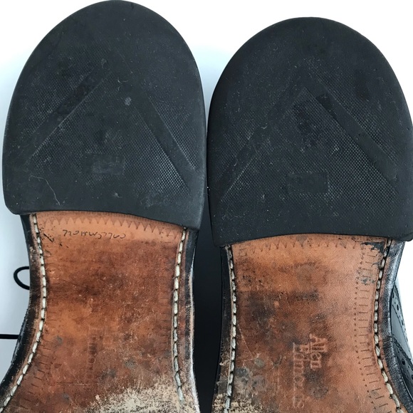 Allen Edmonds Chester Wingtip Oxford Black 11 A Narrow - Picture 9 of 13